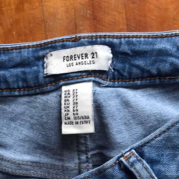 Forever 21 distress jeans size 27 - Picture 5 of 7
